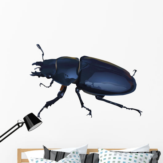 Stag-beetle Wall Decal