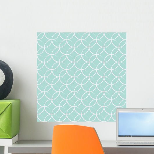 Abstract geometric seamless pattern. Wall Mural