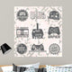 Retro Video Game Wall Decal