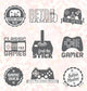 Retro Video Game Wall Decal