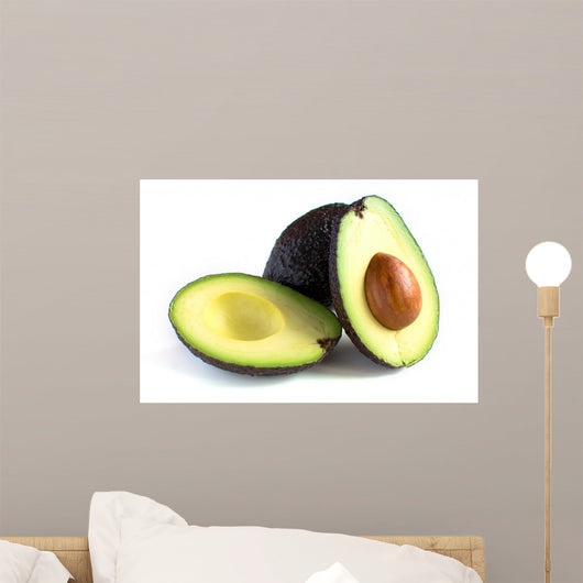 A Fresh Avocado Cut in Half