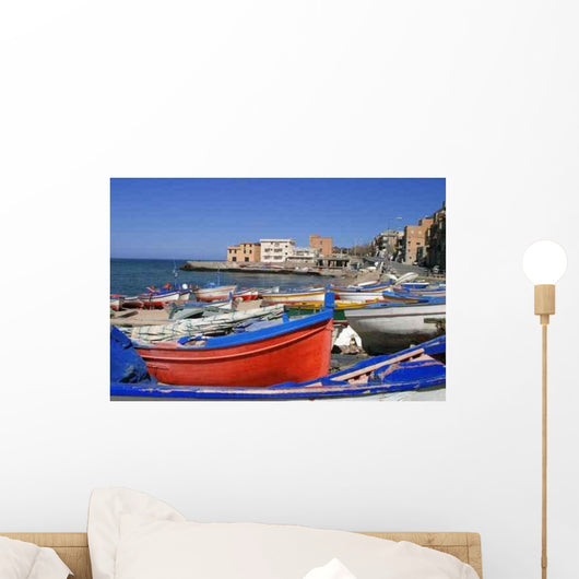 Fishing Boats West Coast Wall Decal