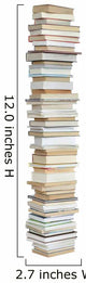 Book Stack Wall Decal