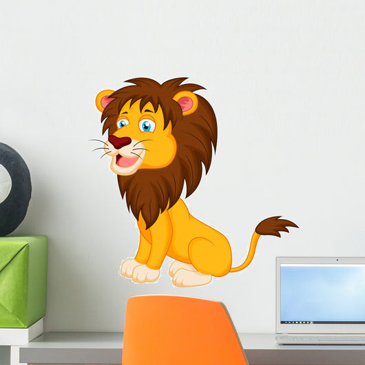 Lion cartoon Wall Decal