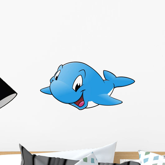 Happy Whale Wall Decal
