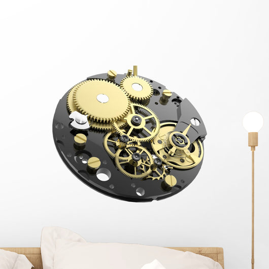 Clock Mechanism Wall Decal