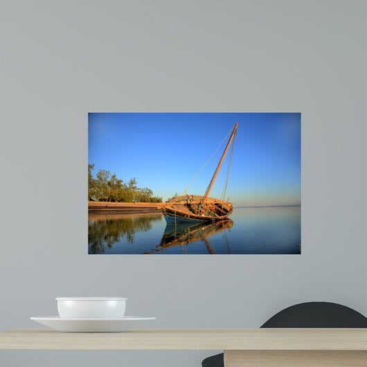 Traditional Sailing Fishing Boat Dhow Pemba Sunrises