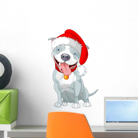 Christmas Pit Bull Dog