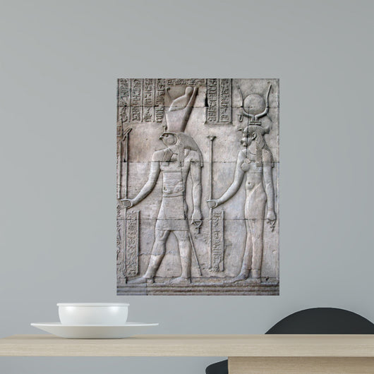 Horus and Hathor Wall Mural