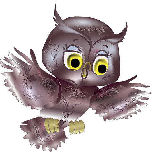 Baby Owl Wall Decal