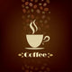coffee cup vector background