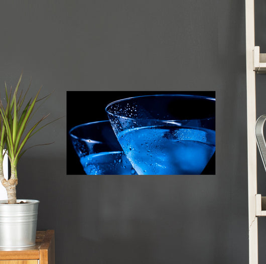 Pair of Glasses of Fresh Cocktail
