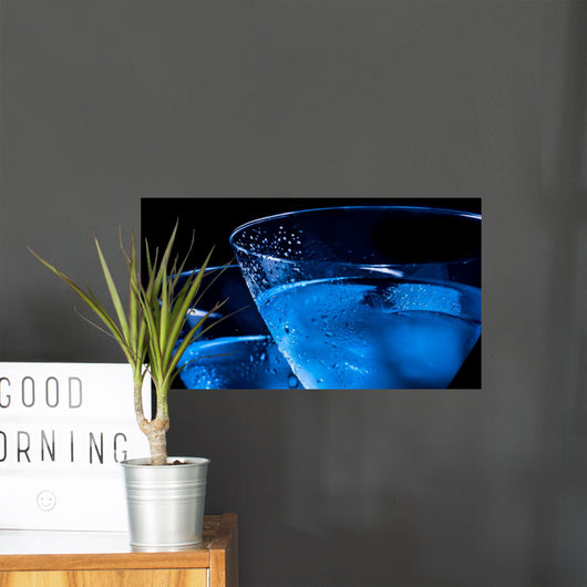 Pair of Glasses of Fresh Cocktail