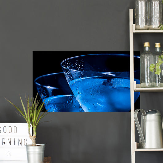 Pair of Glasses of Fresh Cocktail