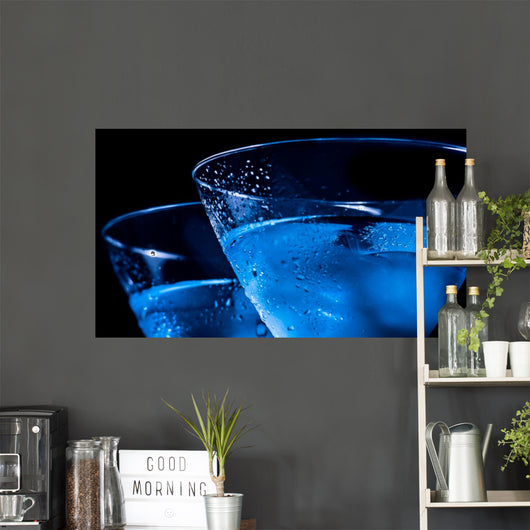 Pair of Glasses of Fresh Cocktail