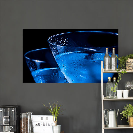 Pair of Glasses of Fresh Cocktail