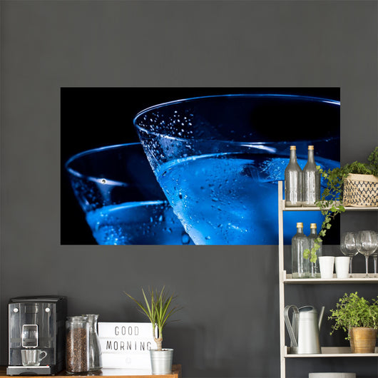 Pair of Glasses of Fresh Cocktail