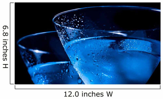 Pair of Glasses of Fresh Cocktail