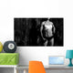 Muscled Woman with Barbells Wall Decal