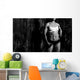 Muscled Woman with Barbells Wall Decal