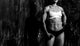 Muscled Woman with Barbells Wall Decal