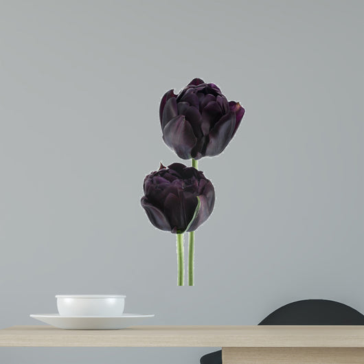 black tulip Wall Decal