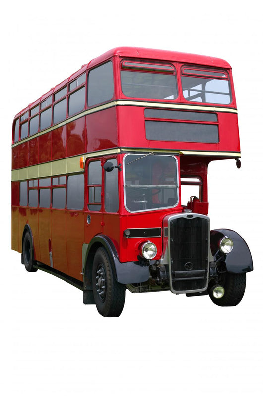 Red Double Decker Bus Wall Decal