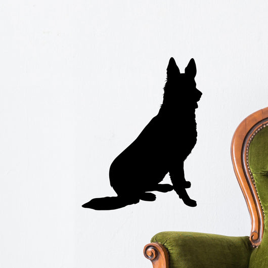 German Shepherd Silhouette Wall Decal