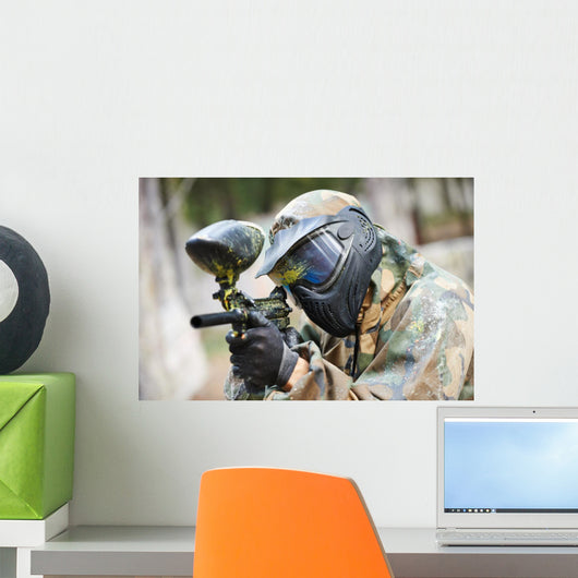 paintball player