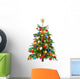 Cheerful colorful Christmas tree