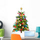 Cheerful colorful Christmas tree