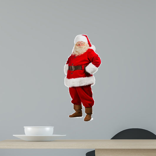 Santa Claus standing isolated on white background - full length