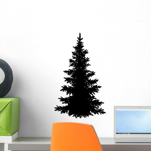 Christmas Fir Tree, Silhouette