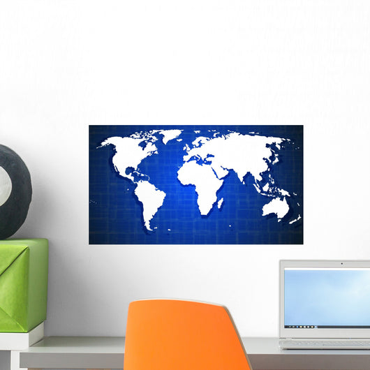 Abstract Background With World Map