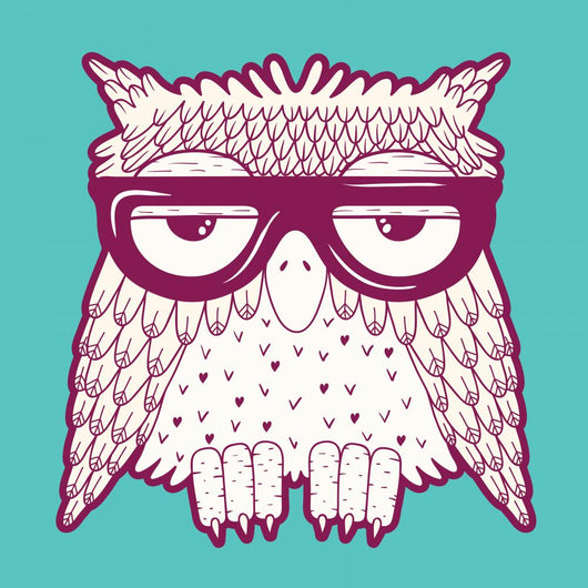 Owl in glasses