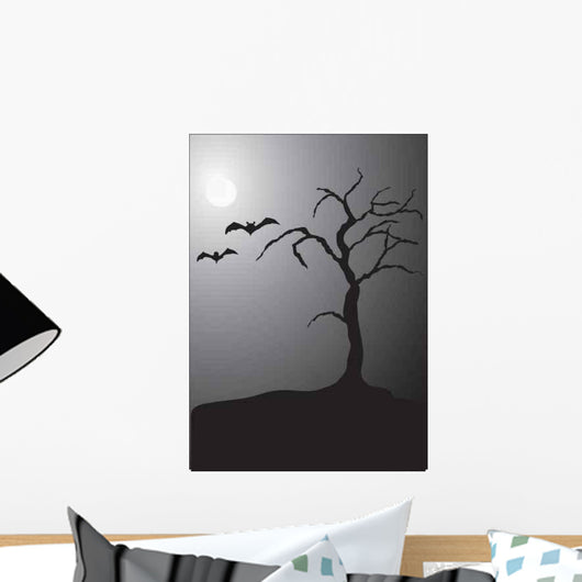 Halloween Night Scene Wall Decal