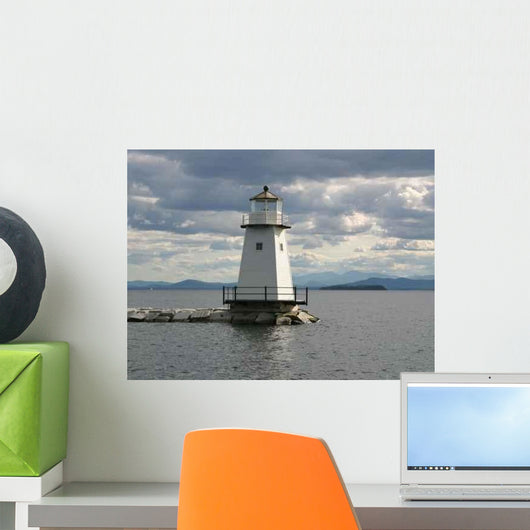 Lake Champlain Lighthouse Wall Decal