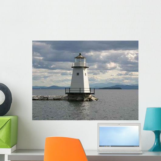 Lake Champlain Lighthouse Wall Decal