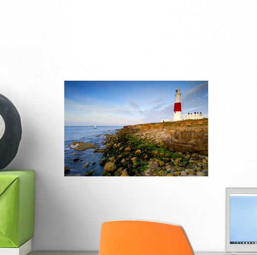 Portland Bill Lighthouse Dawn Wall Decal