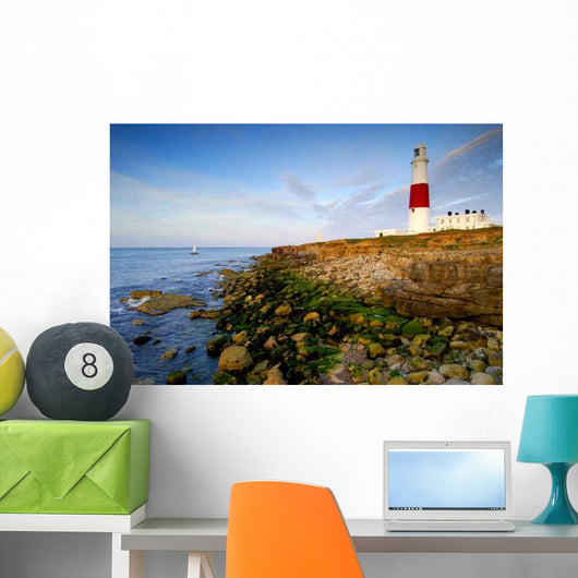 Portland Bill Lighthouse Dawn Wall Decal