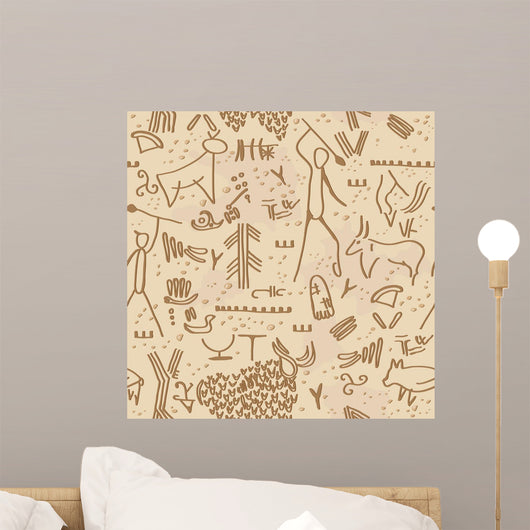 cave petroglyphs Wall Mural