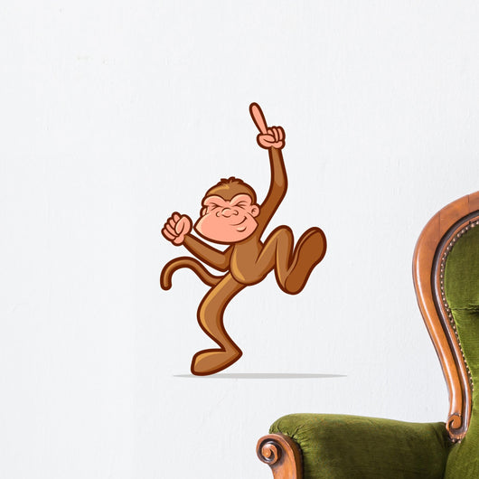 Dancing Monkey Wall Decal