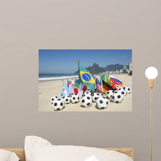 Soccer World Cup Wall Mural