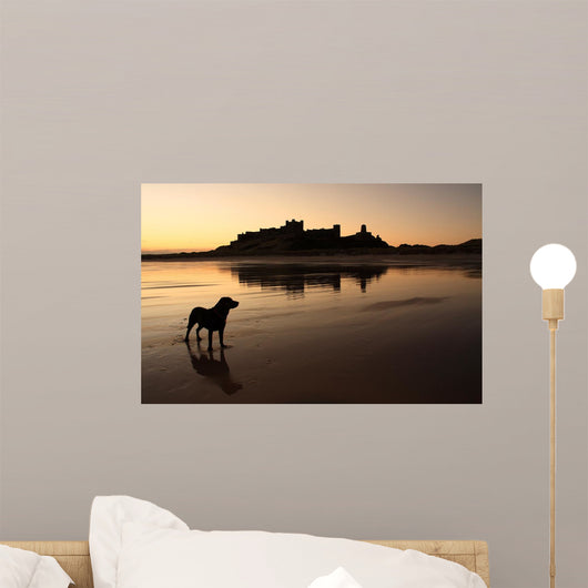 Bamburgh Castle the North Northumberland Coastline England