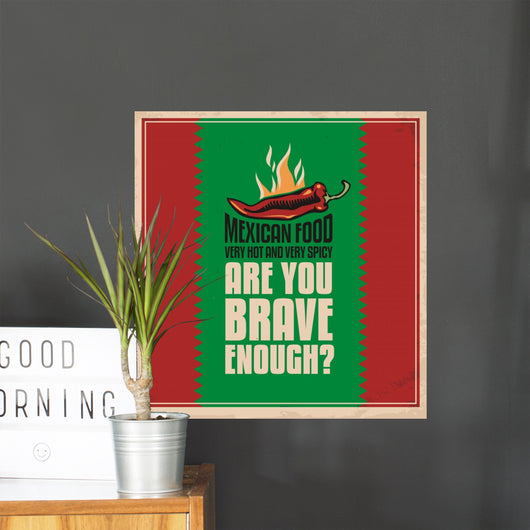 Creative poster design concept for mexican food