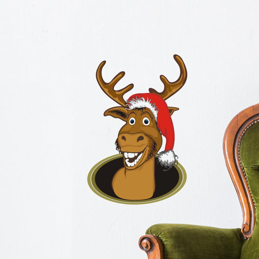 Christmas Reindeer Wall Decal