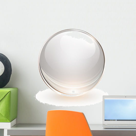 3D glass sphere