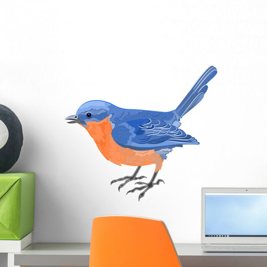 Little Bird Blue Orange