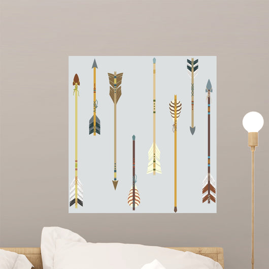 Vector set of colorful ethnic arrows