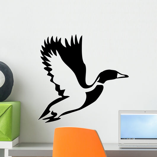 flying wild duck Wall Decal